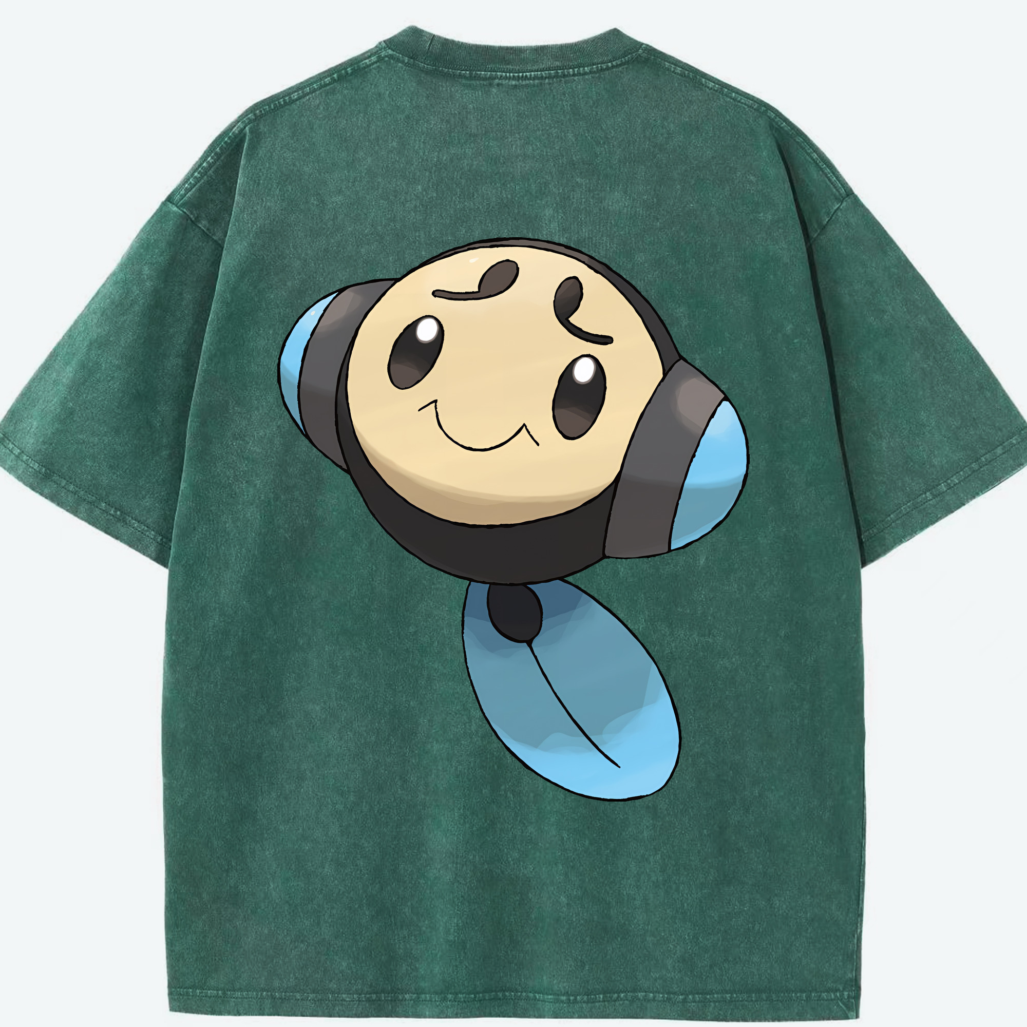（画像用） ポケットモンスター Pokémon 綿100% ヴィンテージ風 半袖Tシャツ（背面プリント）